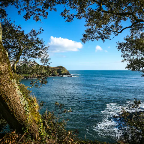 Stay in Polruan, on the south Cornwall coast, just across the river from Fowey