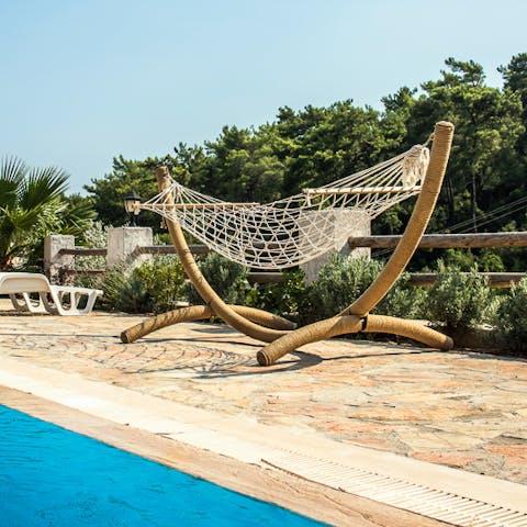 Soak up the sun in this wonderful hammock