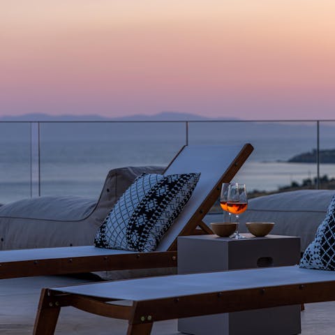 Watch the wonderful sunsets from the comfort of the terrace