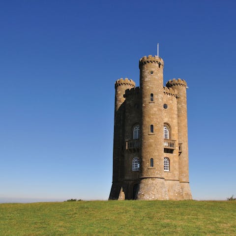 Explore the local area, with a visit to Broadway Tower a must