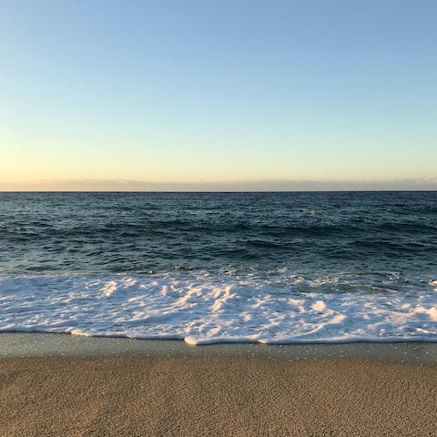 Walk 800 metres to Carvalhal Beach, popular for swimming and watersports