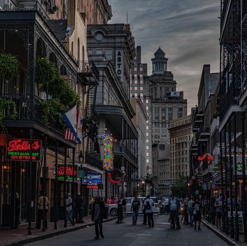 Explore the French Quarter – just steps away