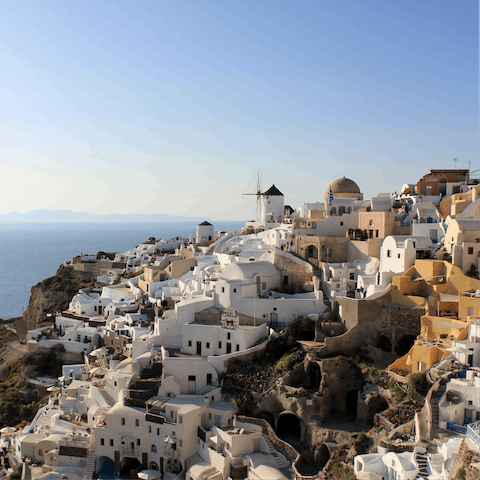Enjoy spending a day out exploring Santorini's iconic and beautiful scenery