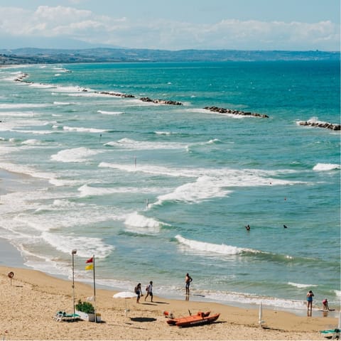 Head to the beach for a day – Viareggio is only seventeen minutes by train