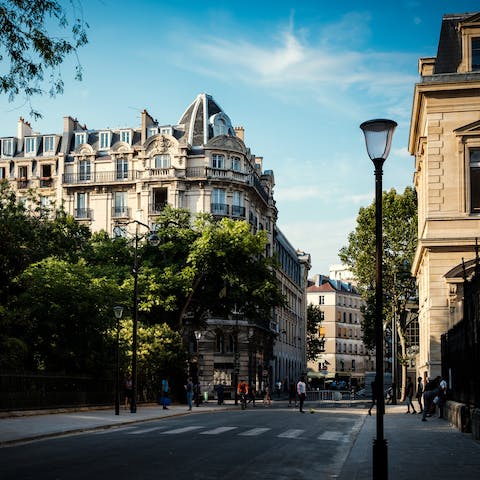 Stay in the 14th arrondissement of Paris, just a fifteen-minute walk away from Montparnasse