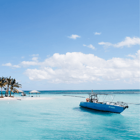 Enjoy a one-hour free boat cruise and spend some time snorkelling