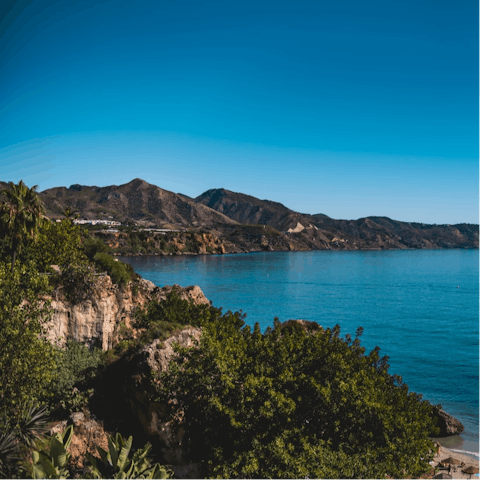 Hop in the car and explore nearby Nerja and the beaches along the coast