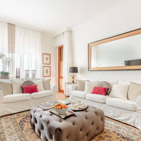 Guests appreciated the modern decor here.