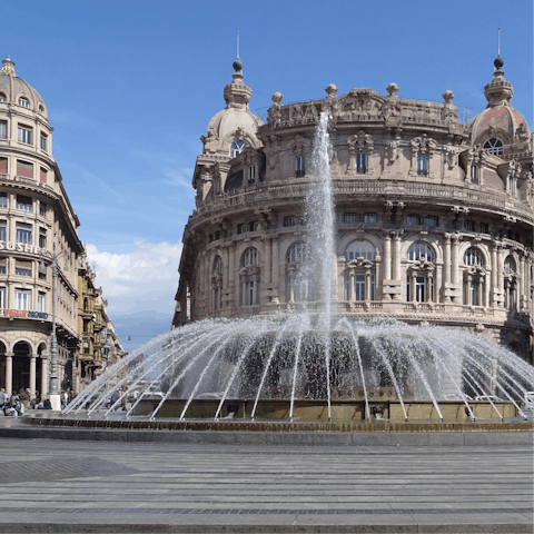 Stay in the beautiful historical centre of Genoa