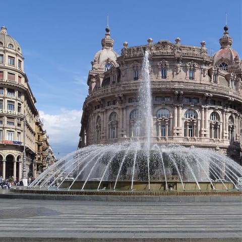 Stay in the beautiful historical centre of Genoa