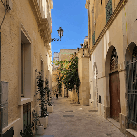 Wander the streets of Lecce with its intricate baroque architecture