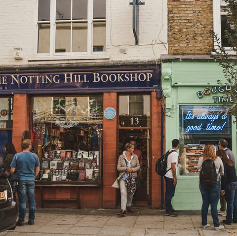 Stroll through the vibrant streets of Notting Hill