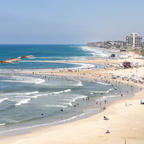 Experience the rejuvenating power of the sea from Herzliya