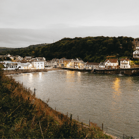Stop for lunch at the pretty coastel village of Combe Martin, just ten minutes away