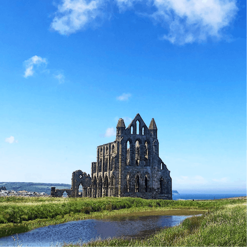 Take a five-minute walk up to see stunning Whitby Abbey and admire the views of the town