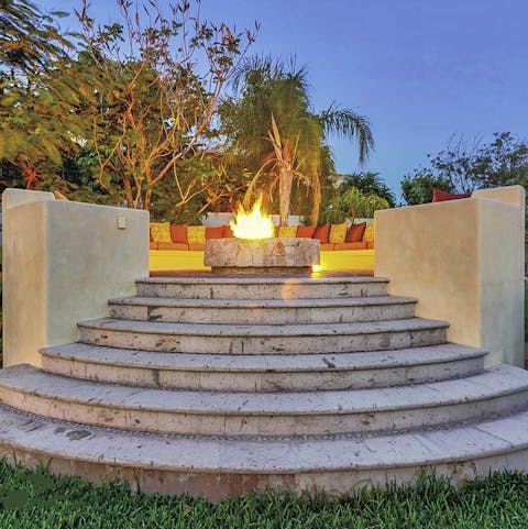 Share stories round the firepit