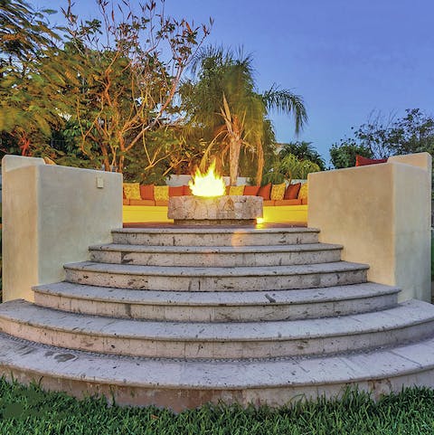 Share stories round the firepit
