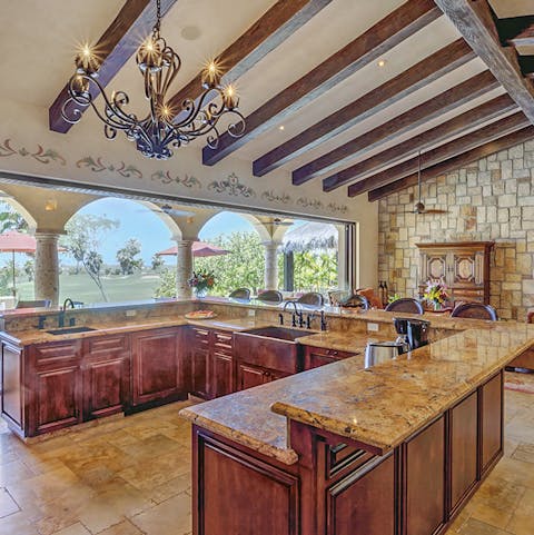 Whip up a delicious meal in the fortress of a kitchen