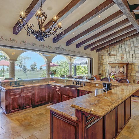 Whip up a delicious meal in the fortress of a kitchen