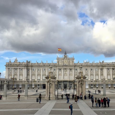 Visit the Royal Palace of Madrid – it's within walking distance