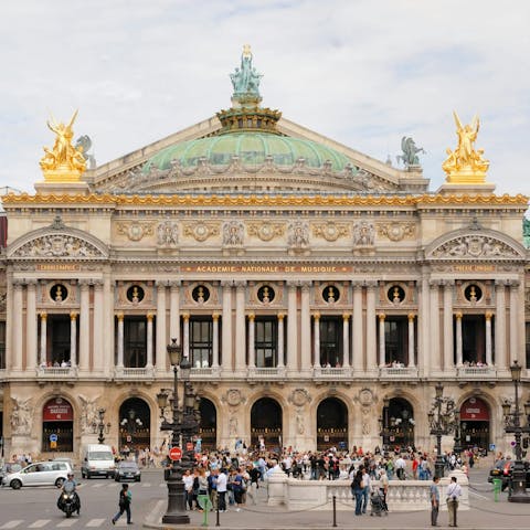 Indulge in a night at the opera at the Palais Garnier