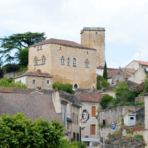 Visit the historic village of Puy-l'Évêque – a 15 minute drive away